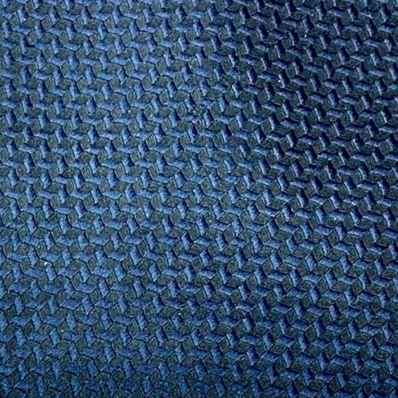 Vintage Roberto Cellini Dark Blue Geometric Necktie Classic Men’s Accessory 58" - Picture 2 of 7